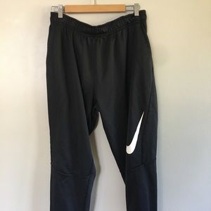 Black nike joggers